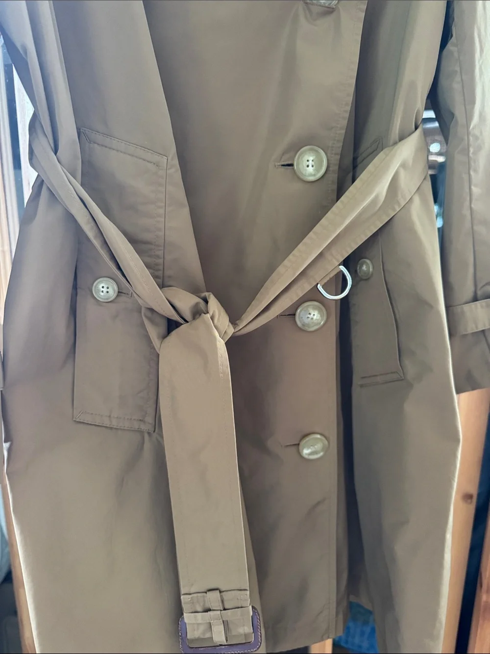 Burberry coated nylon trench coat - Picture 3 of 9